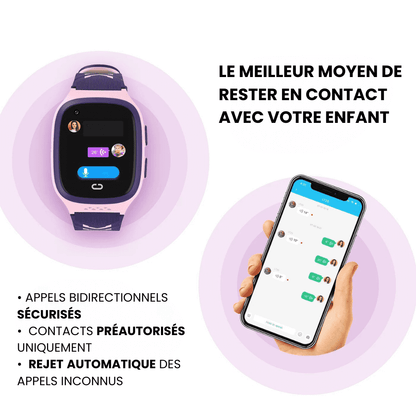 Comfexia™ – Montre GPS Connectée 4G Pour Enfant, Ultra Fiable