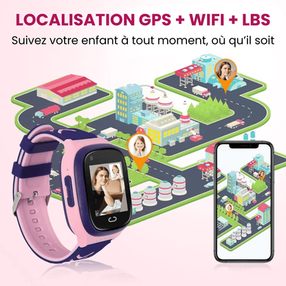 Comfexia™ – Montre GPS Connectée 4G Pour Enfant, Ultra Fiable