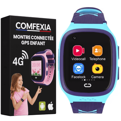 Comfexia™ – Montre GPS Connectée 4G Pour Enfant, Ultra Fiable