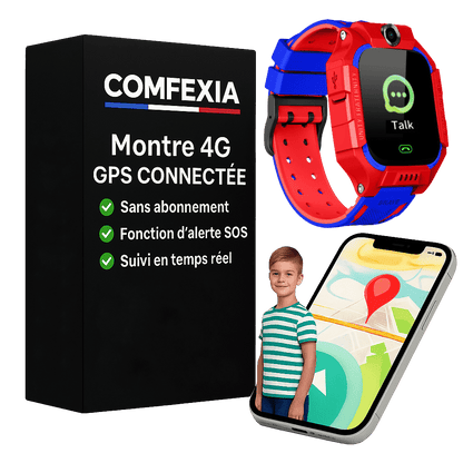 Comfexia™ – Montre GPS Pour Enfant avec Fonction d'Alertes