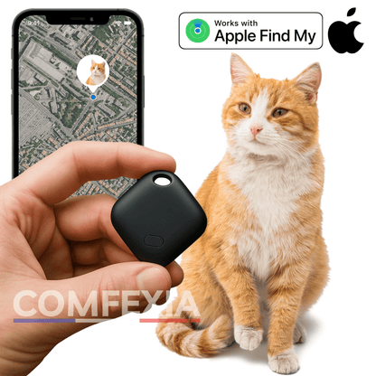 Comfexia™ – Traceur GPS Chat Sans Abonnement Suivi Précis, IOS