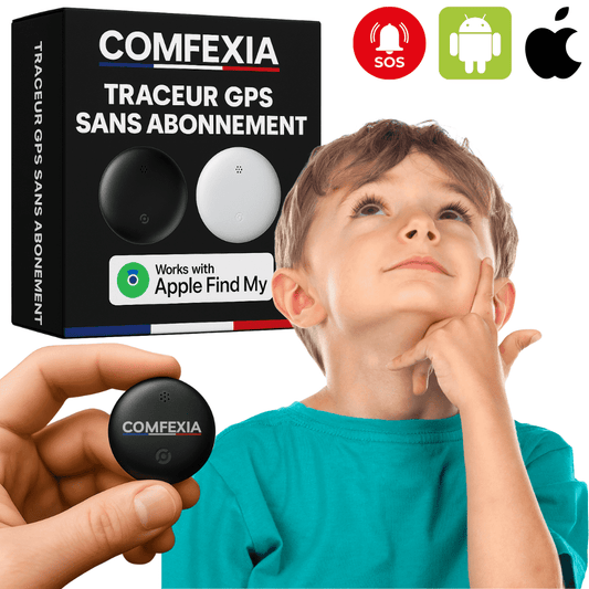 Comfexia™ – Traceur GPS Enfant Sans Abonnement – Android & iOS