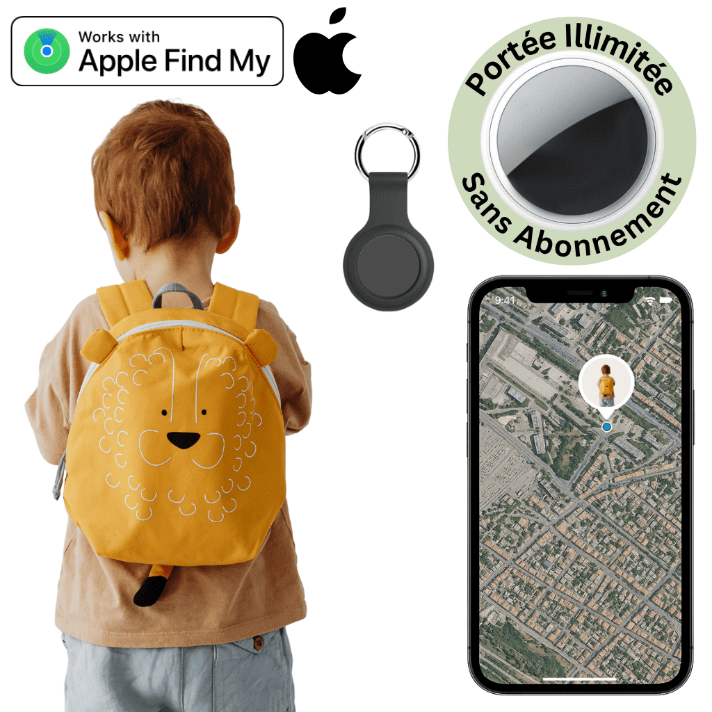 Comfexia™ – Traceur GPS Enfant Sans Abonnement Localisation Fiable, IOS