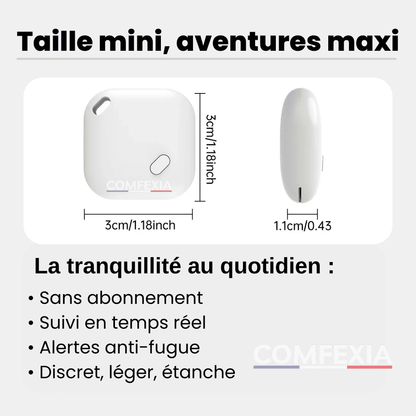 Comfexia™ – Traceur GPS Enfant Sans Abonnement Suivi Précis en Temps Réel, IOS