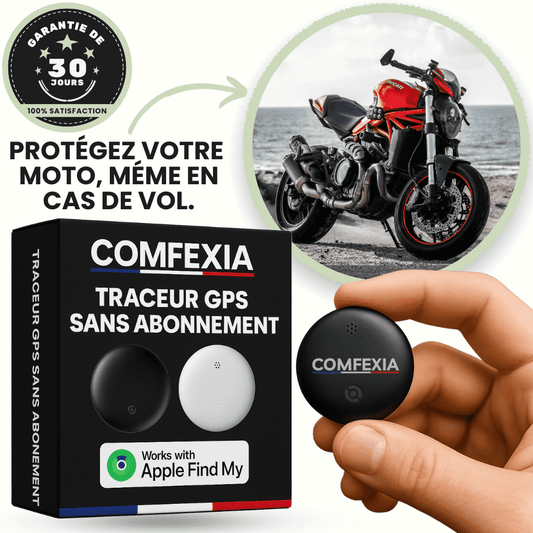 Comfexia™ – Traceur GPS Moto Sans Abonnement – Android & iOS