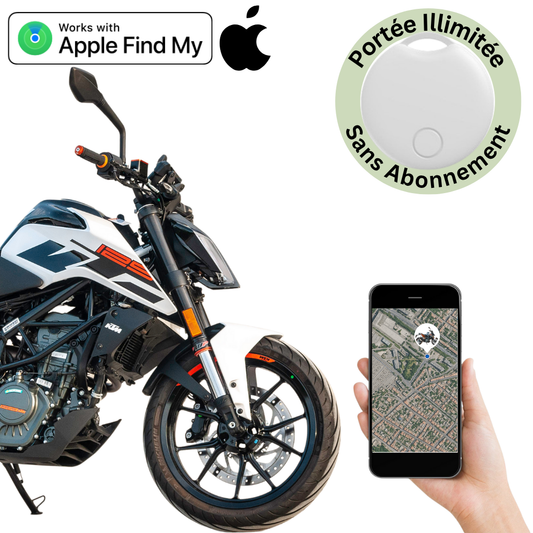 Comfexia™ – Traceur GPS Moto Sans Abonnement Ultra-Précis, Compatible Android & iOS
