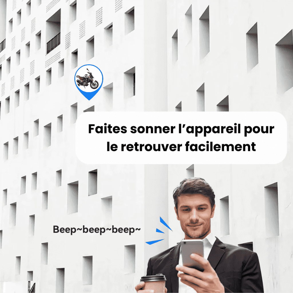 Comfexia™ – Traceur GPS Moto Sans Abonnement , iOS Apple Find My