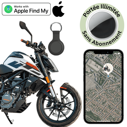 Comfexia™ – Traceur GPS Moto Sans Abonnement , iOS Apple Find My