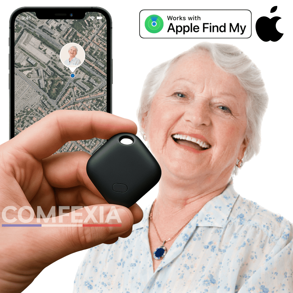 Comfexia™ – Traceur GPS Personne Sans Abonnement, Suivi en Temps Réel, IOS