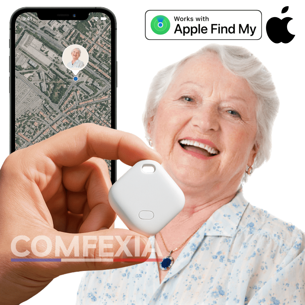 Comfexia™ – Traceur GPS Personne Sans Abonnement, Suivi en Temps Réel, IOS