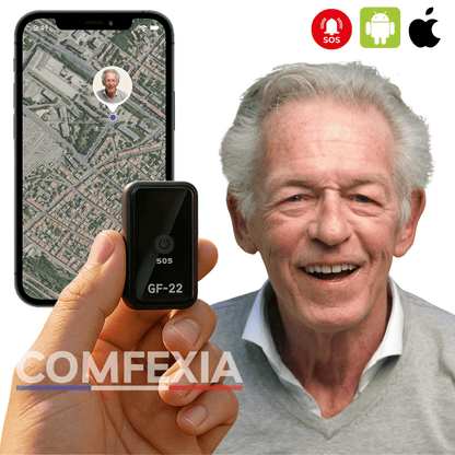 Comfexia™ – Traceur GPS Personnes Sans Abonnement, Assurez la Sécurité de Votre Proche