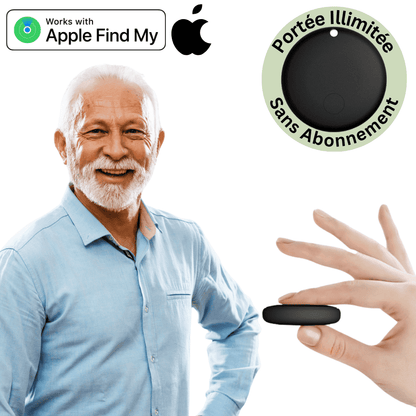 Comfexia™ – Traceur GPS Senior Sans Abonnement & Sans Carte SIM, Compatible Android & iOS