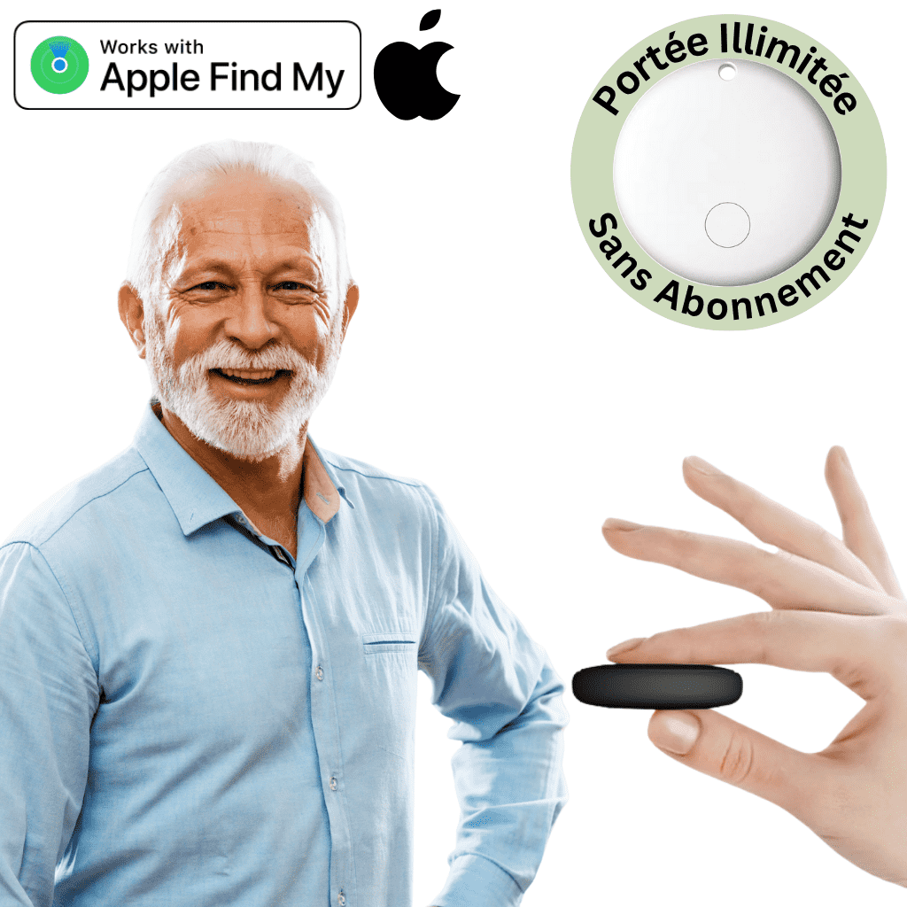 Comfexia™ – Traceur GPS Senior Sans Abonnement & Sans Carte SIM, Compatible Android & iOS