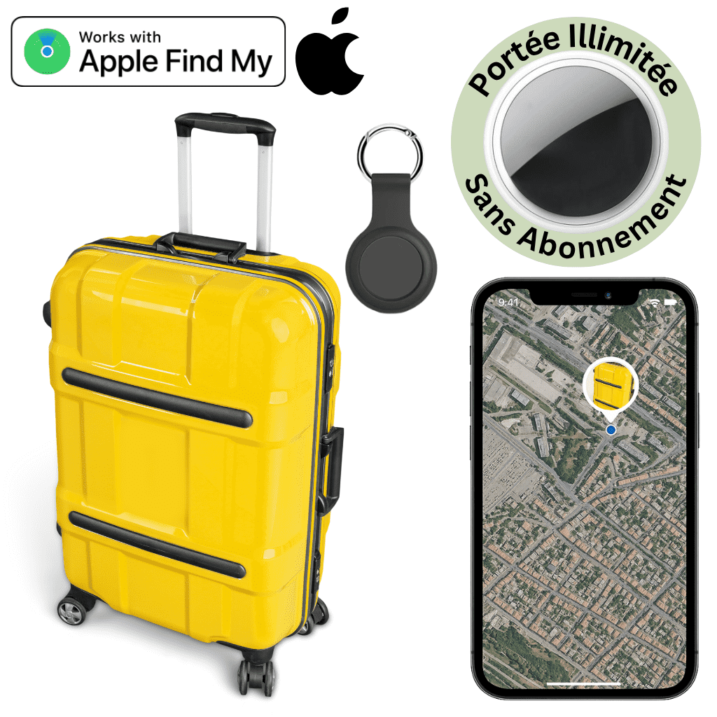 Comfexia™ – Traceur GPS Valise Suivi en Temps Réel Sans Abonnement