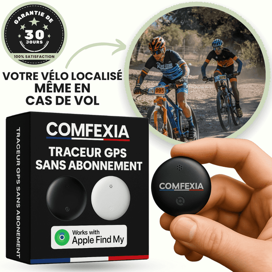 Comfexia™ – Traceur GPS Vélo Sans Abonnement – Android & iOS