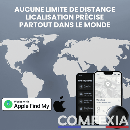 Comfexia™ – Traceur GPS Voiture Sans Abonnement – Android & iOS Find My
