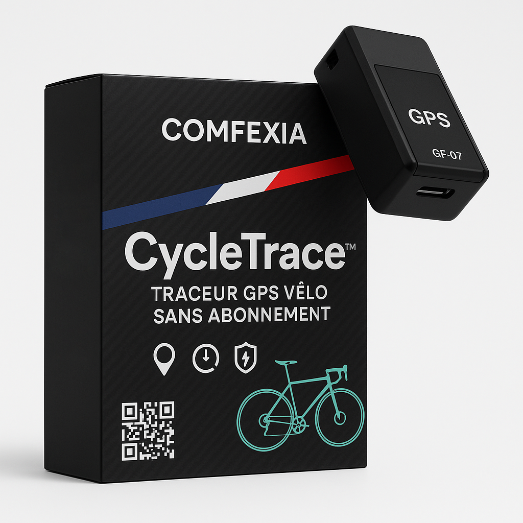 CycleTrace™ – Traceur GPS Vélo avec Suivi Précis en Temps Réel