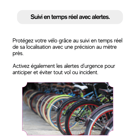 CycleTrace™ – Traceur GPS Vélo avec Suivi Précis en Temps Réel