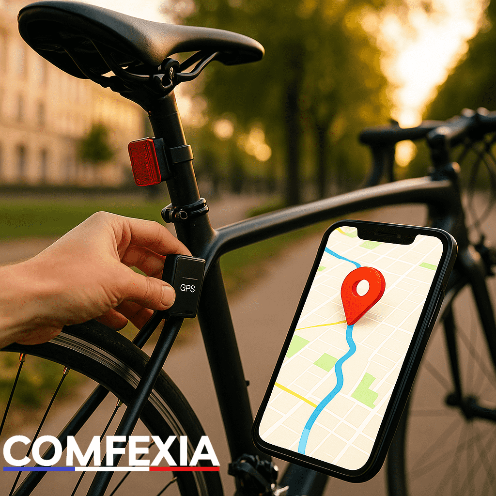 CycleTrace™ – Traceur GPS Vélo avec Suivi Précis en Temps Réel