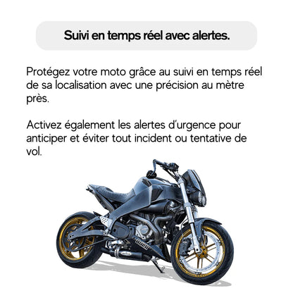 MotoTrace™ – Traceur GPS Moto avec Suivi en Temps Réel et Sans Abonnement