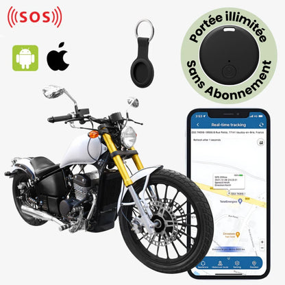 Motrix™ – Traceur GPS Moto Sans Abonnement Suivi Temps Réel Autonome