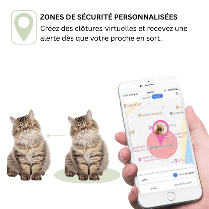 Petrovia™ – Collier GPS Sans Abonnement avec Portée Illimitée