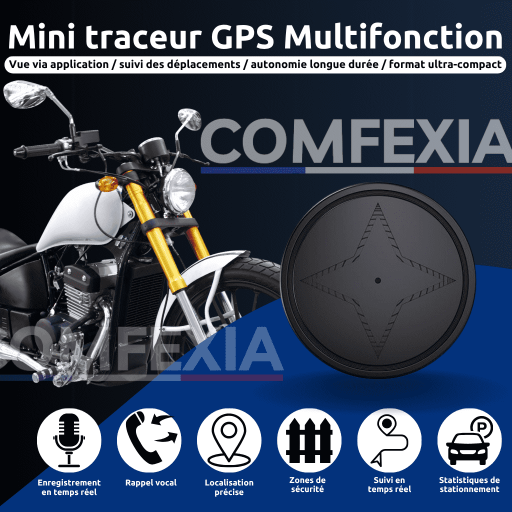 RoadGuard™ – Traceur GPS Moto Sans Abonnement Discret & Fiable