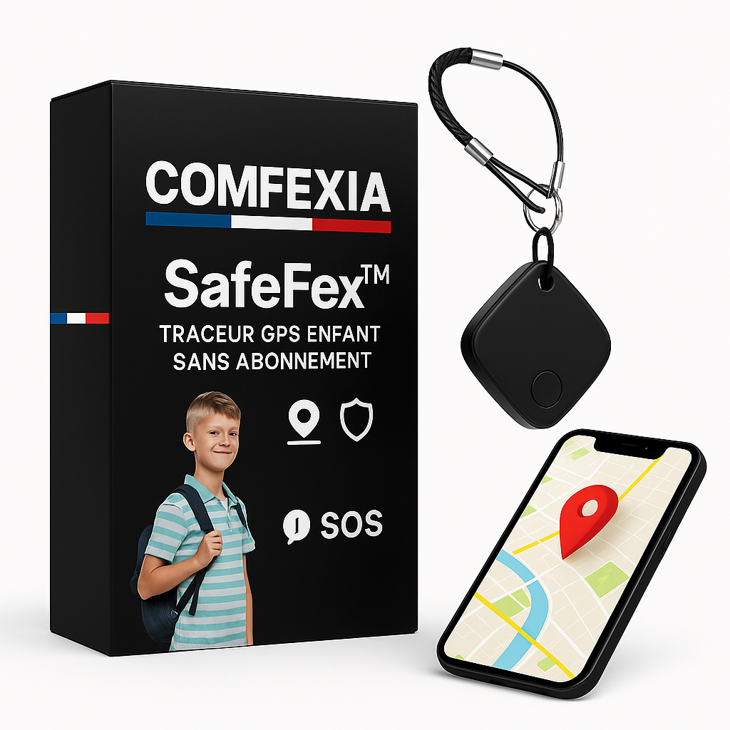 SafeFex™ – Traceur GPS Enfant avec Alerte d’Urgence et Suivi Précis