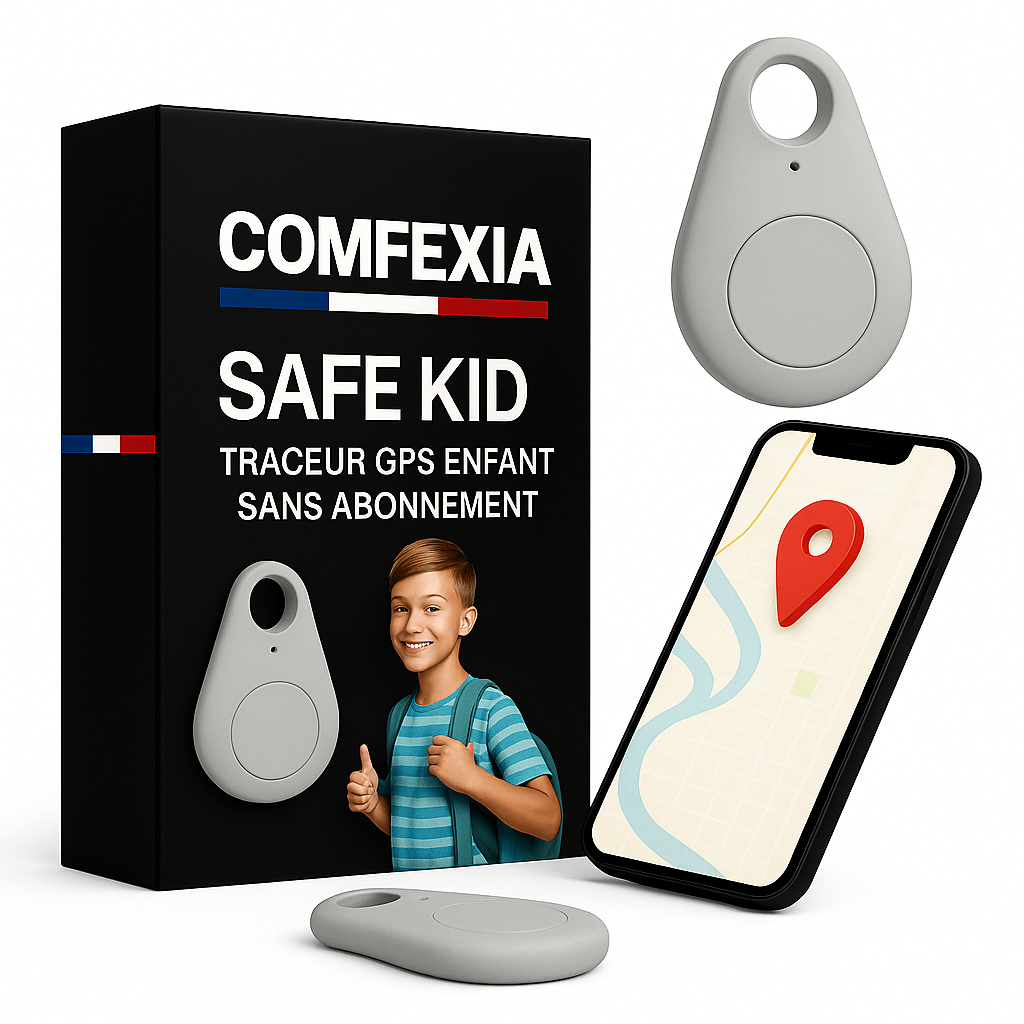 SafeKid™ – Traceur GPS Enfant Sans Abonnement