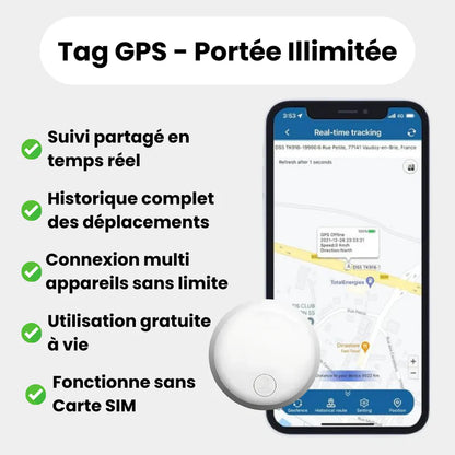 Senio™ – Traceur GPS Senior Sans Abonnement Suivi Instantané et Fiable