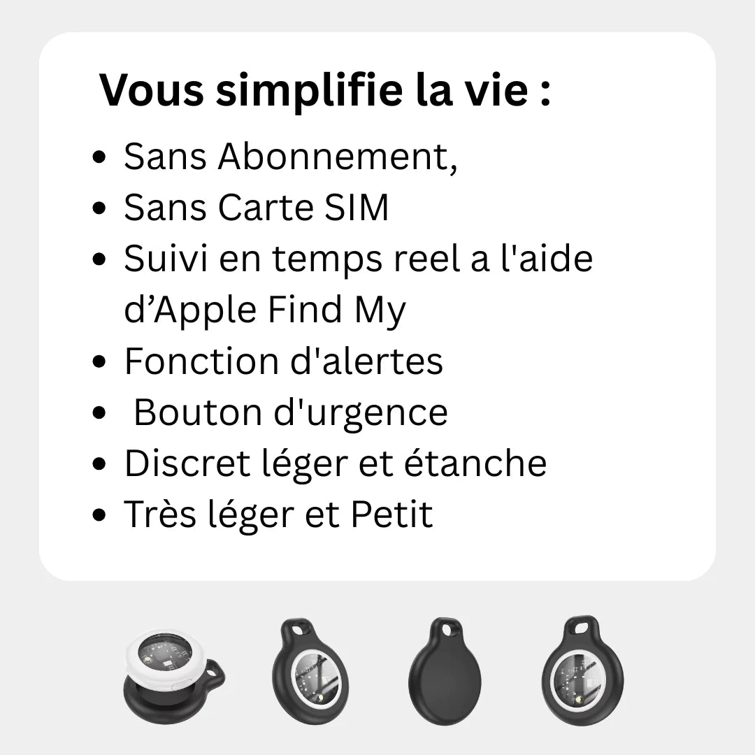 Trackio™ – Traceur GPS Senior – Suivi en Temps Réel Sans Abonnement