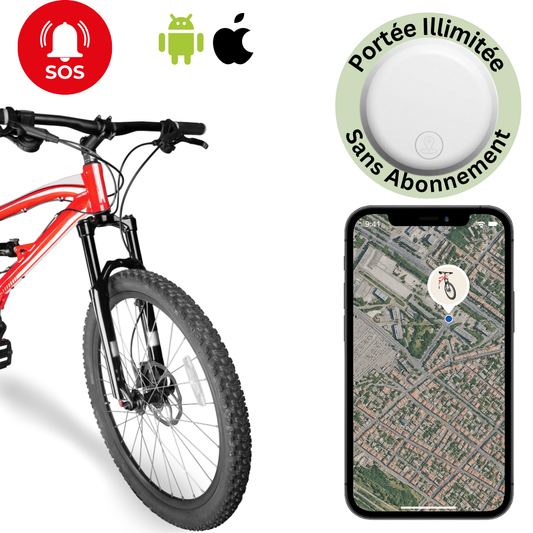 VeloTrak™ – Traceur GPS Vélo Sans Abonnement Autonomie 12 Mois