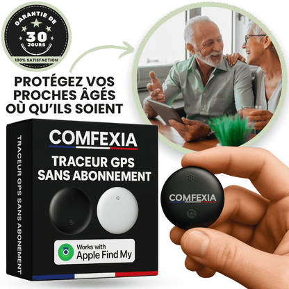 Comfexia™ – Traceur GPS Personne Sans Abonnement – Android & iOS Find My